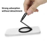 Support de téléphone magnétique double face réglable et ultra-fin, rotatif et pliable pour bureau