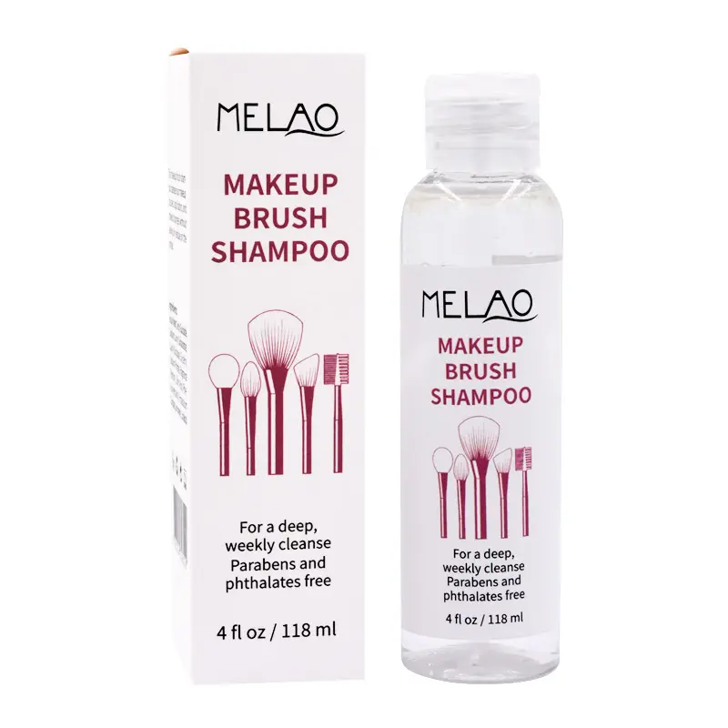 Wholesale 100% natural makeup brush cleaner liquid makeup brush shampoo