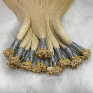 Extensiones de Cabello Indio con Punta Plana Pre-Adheridas, Ondas Profundas Sueltas de <span class=keywords><strong>22</strong></span> <span class=keywords><strong>Pulgadas</strong></span>, Extensiones de Cabello Virgen de 20 y 24 <span class=keywords><strong>Pulgadas</strong></span> - Product Image 4