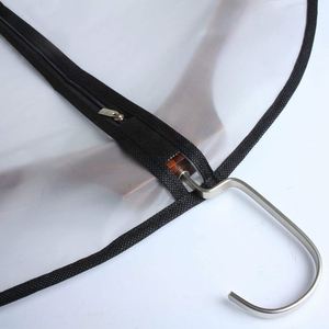 Housse de rangement suspendue personnalisée avec fermeture éclair pour vêtements, robes de mariée, sac de voyage en PEVA pour vêtements - Product Image 4