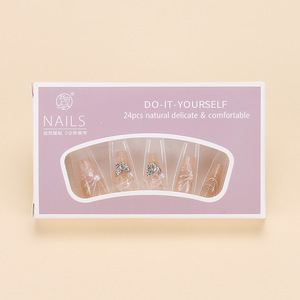 สติกเกอร์ตกแต่งเล็บปลอมไข่มุกผีเสื้อคุณภาพสูงแบบถอดออกได้ - Product Image 4