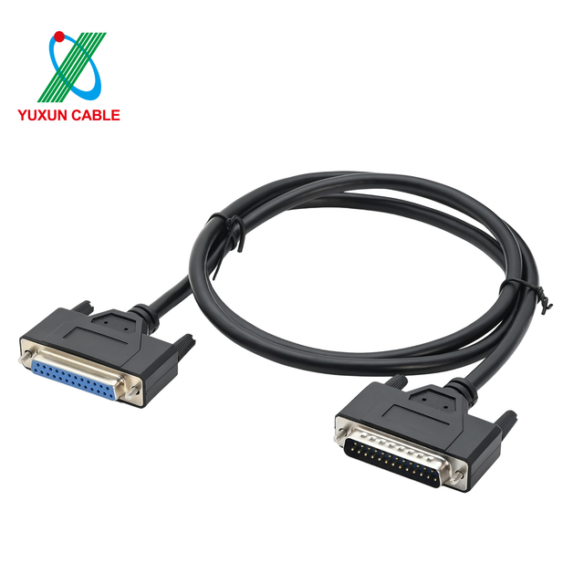 DB25 25 Pin 1.8m Male to Female IEEE 1284 Parallel Port Computer Printer Scanner Serial Extension Cable