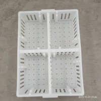 Boîte de transport en plastique de haute qualité, pour bébé, mandrin de canard, niche de volaille, à vendre, 2 pièces