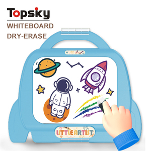 Tableau magnétique multifonctionnel amusant pour enfants, 4 en 1, fusée, apprentissage, peinture de table, jouet, boîte d'utilisation DIY, emballage - Product Image 3