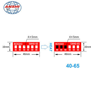 Kırmızı gösterge sıcaklığa duyarlı etiketlere sahip hızlı okuma 37-65C 99-149F sıcaklık ölçüm şeritleri - Product Image 5