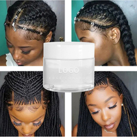 Cire coiffante bio naturelle à tenue forte pour cheveux bouclés, longue durée, contrôle des bords, marque privée