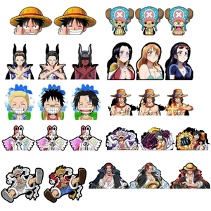 สติกเกอร์ตกแต่งรถยนต์ลายการ์ตูนวันพีซ ลูฟี่ โซโล นามิ ช็อปเปอร์ เอส แบบ 3 มิติ กันน้ำ 1500 แบบ ดีไซน์สั่งทำพิเศษ - Product Image 1