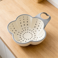 Vente flash : Étagère de rangement de cuisine réglable, égouttoir à double couche pour évier, panier suspendu pour robinet, égouttoir pour éponge, passoires