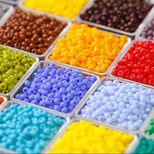 Cuentas de semilla checa para fabricación de joyas, abalorios de cristal de color sólido de alta calidad, 3mm, 5 g/paquete