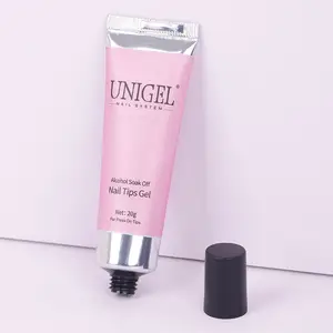 Professional Strong Sticky Nail Adhesive Glue Alcohol Soak Off Nail Tip Gel Bulk For Press On Nails