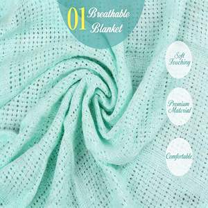 <span class=keywords><strong>Coperta</strong></span> per <span class=keywords><strong>neonato</strong></span> cellulare in morbido cotone Swaddle <span class=keywords><strong>coperta</strong></span> all'uncinetto per carrozzina e copriletto per bambini - Product Image 3