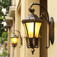 Applique murale LED en métal de Style country américain nordique luminaires créatifs en verre en aluminium comprend une ampoule pour la décoration intérieure jardin