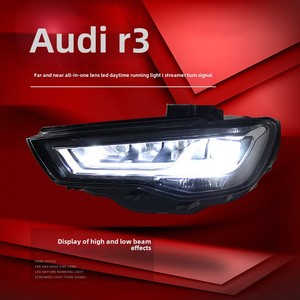 Nouvel ensemble de feux de jour à LED blancs avec clignotants, lentille de phare, pièces automobiles 12V 3000 Lm 5000K pour Audi A3/Q5/Q6 - Product Image 2