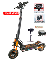 Suministro directo de fábrica, alta velocidad, 48V 13AH/15AH/18AH 800W/1000W/1600W, plegable, impermeable, mayor autonomía, pantalla LED, neumático de 10 pulgadas