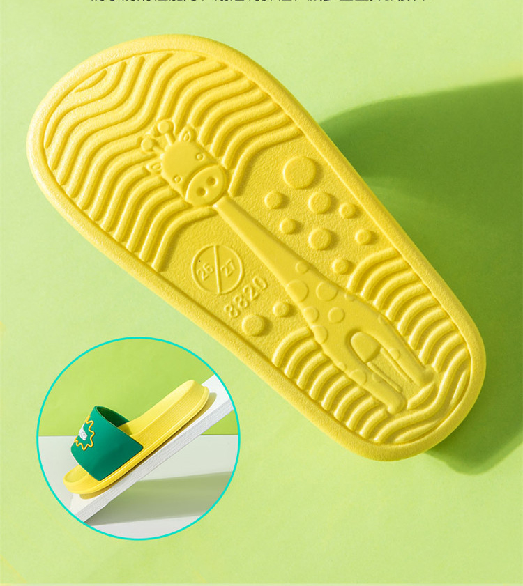 Custom Slippers Summer Kids Flip Flops Cartoon Fruit Beach Sandals Shoes Children Slippers