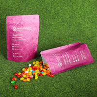 Kleine monsterzakjes biologisch afbreekbare voedselverpakkingen zakjes eiwitpoeder composteerbare pouch gravure print BOPP mesh zak