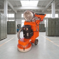 Ponceuse à béton portative semi-automatique multifonctionnelle avec moteur et boîte de vitesses 220V/380V, facile à utiliser - Vente directe usine