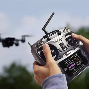 RadioLink AT9S Pro <span class=keywords><strong>10C</strong></span>/12 Canales, Transmisor de Aceleración Izquierdo, Receptor R9DS <span class=keywords><strong>Gris</strong></span>, Controlador de 2.4GHz, Ardupilot DSSS&FHSS - Product Image 2