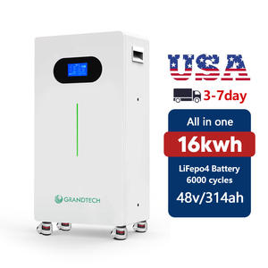 米国倉庫 <span class=keywords><strong>12V</strong></span> 24V 48V <span class=keywords><strong>100ah</strong></span> 200ah 280ah 314AH 400ah 600ah BluetoothLiFePo4 バッテリー ヒーター付き 15KWH 16KWH 家庭用太陽光発電システム - Product Image 1