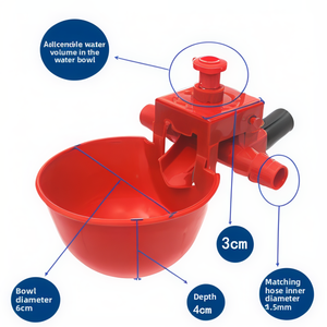 <span class=keywords><strong>Abbeveratoio</strong></span> Automatico Regolabile in PU <span class=keywords><strong>per</strong></span> Polli, <span class=keywords><strong>Uccelli</strong></span> e Quaglie in Gabbia - Product Image 6