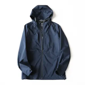 Wholesale Men's 3 Layer Waterproof Breathable Windbreaker Outdoor Sport Jacket