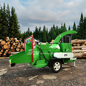 Broyeur à bois industriel diesel Tirox fiable, chenilles, traitement des branches de 6 pouces, conception sur chenilles, moteur numérique à noyau - Product Image 1
