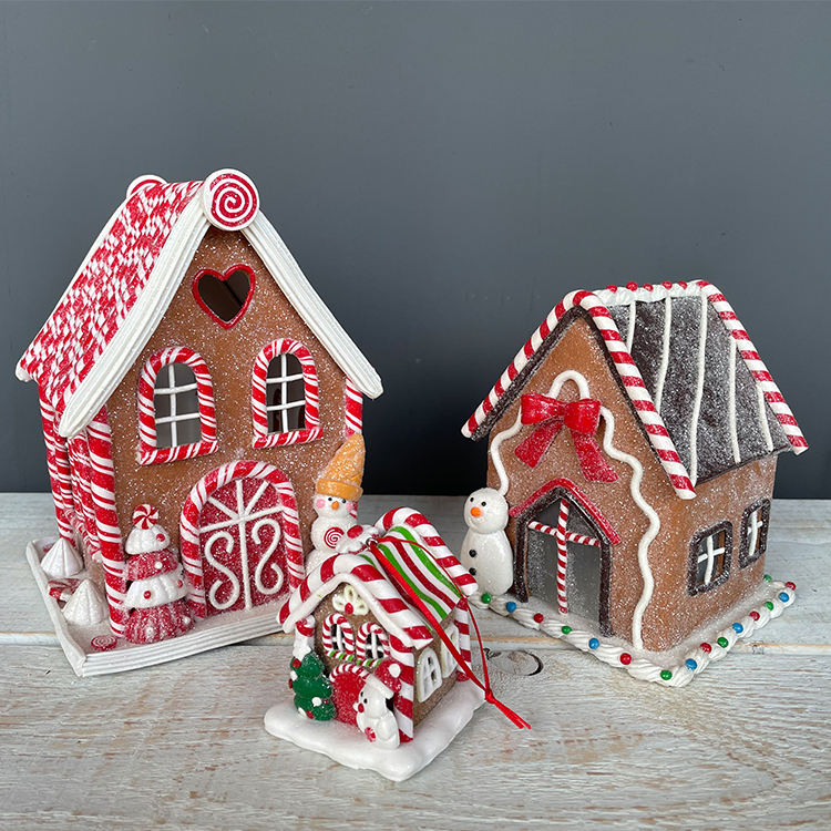 Fairy Gingerbread Houses Unique Christmas Decorations