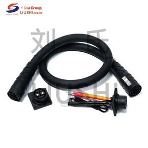 Liushi công suất cao 120A nam USB cáp 2 + 8 song song mở rộng dây nịt dây điện đồng liên hệ với vật liệu IP65 đánh giá cho năng lượng mới - Product Image 3