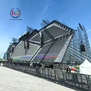 Buổi hòa nhạc 40x40 nhôm khung sân khấu sử dụng thiết kế vuông cấu trúc DJ hiển thị giàn hệ thống - Product Image 1