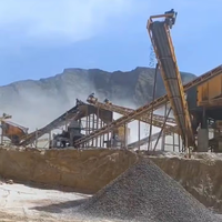 Usine de concassage et de criblage de granit 200tph pour la production d'agrégats haute résistance et de matériaux pour revêtements routiers