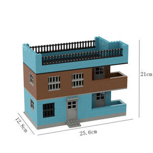 <span class=keywords><strong>WW2</strong></span> militaire Mini soldat Figure armée arme jeu de poulet avec un double balcon bloc de construction jouets - Product Image 5