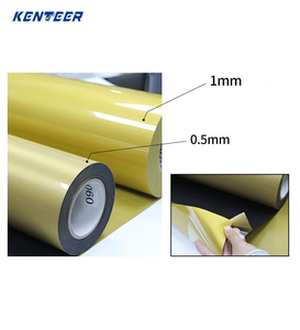Rouleau de vinyle de transfert thermique en silicone 3D Kenteer, épaisseur 0,5 mm et 1 mm, <span class=keywords><strong>film</strong></span> TPU HTV texturé en relief pour vêtements, logos sportifs et casquettes - Product Image 5