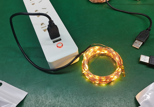Luci a Filo di Rame LED <span class=keywords><strong>USB</strong></span> da 10m 20M, Luci Decorative Natalizie Scintillanti per Esterni, Ghirlanda Luminosa per Feste e Matrimoni - Product Image 4