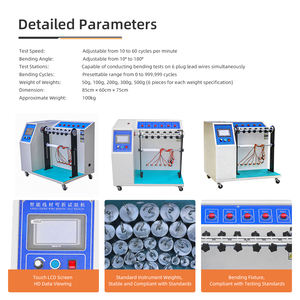 Automatischer Hochpräzisions-Kabelbiegetester mit IP55-Schutz, 1 Jahr Garantie für Stromkabel und flexible Kabel, Biegeermüdungsprüfung - Product Image 5