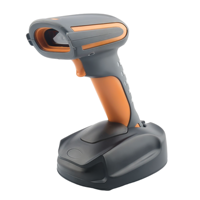 Escáner de Código de Barras 2D QR Industrial Resistente DY SCAN Rojo IP65 con Sensor CMOS Inalámbrico 2.4G BT y 1 Año de Garantía