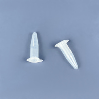 Tube à centrifuger de 1.5ml avec bouchon à pression en plastique transparent gradué Micro flacons d'essai Tubes en matériau PP