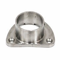 Support de fixation en acier inoxydable pour tringle de penderie, base de montage pour tringle à vêtements, accessoire de support de tringle de séchage
