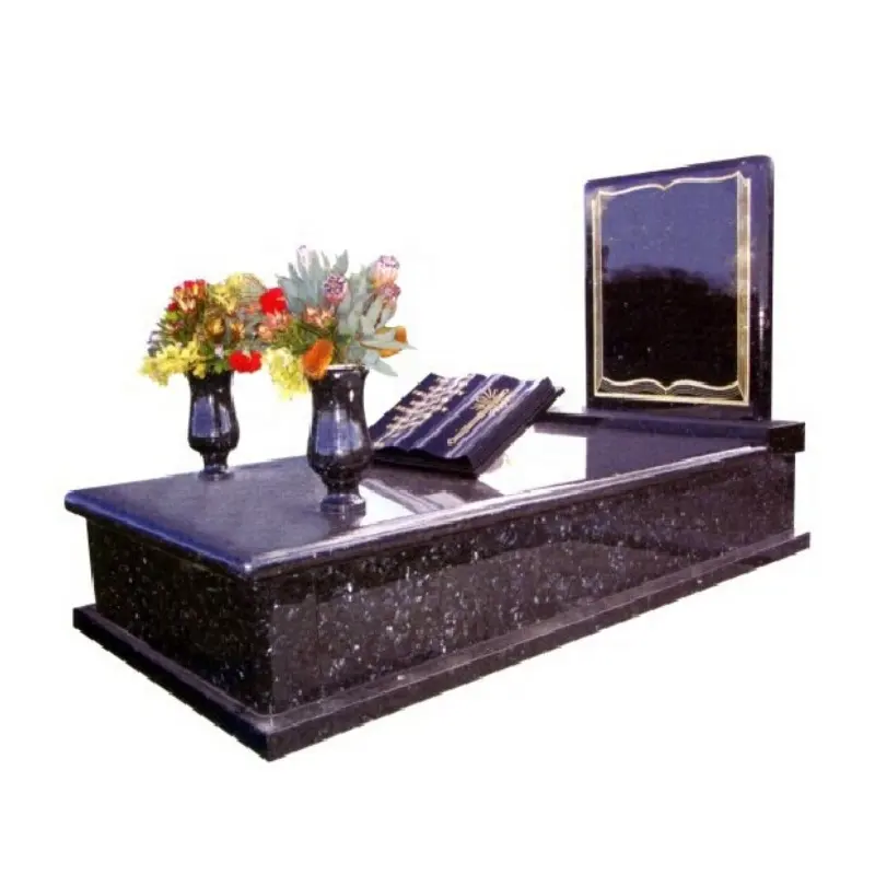 China Good Prices Blue Pearl Granite Tombstones and Monuments for Gravestone Cemetery