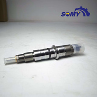Inyector de Combustible de Alta Resistencia 6745-12-3100 Compatible con Komatsu PC350HD PC300HD SAA6D114E, Repuestos para Motor de Excavadora
