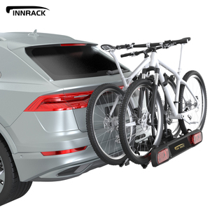 OEM Factory barra di traino in alluminio montaggio posteriore portabiciclette portabiciclette per 2 biciclette gancio di traino per bici - Product Image 1