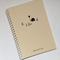 Ensemble de carnet de notes/organisateur spiralé A5 de Guangzhou avec règle et taille-crayon, couverture en papier format A3, 80 feuilles