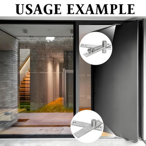 360度ステンレス鋼表面ブラッシング調整可能ピボットドアヒンジモダンデザイン隠し回転ピボットドアアプリケーション - Product Image 3