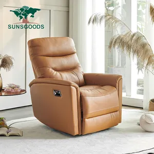 Бесплатный образец, кожаный/Полиуретановый/тканевый материал, регулируемое кресло для отдыха с одной мощностью для электрического кинотеатра, кресло для коммерческого использования