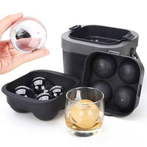 Offre Spéciale : Grand Moule Flexible en Silicone pour Glaçons Transparents de 2,36 Pouces, Haute Pureté, Réutilisable et Portable pour Whisky - Product Image 1