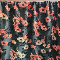 Hochwertiger Korea Velvet Fabric Flower Jacquard für Damen kleider Home Decor Polster taschen-Leicht gestrickt
