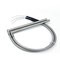 Chauffage Cartouche 220V Haute Temp Acier Inoxydable Industriel 250mm Fil 1000W une extrémité chauffe-cartouche