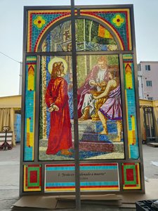 Vetro Colorato Temperato Low-E da 3mm Stile Tiffany, Blocco di Vetro per Finestre, Colori Brillanti e Duraturi, Vetro HEXAD per Ingressi di Chiese e Supermercati - Product Image 6