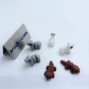 Modèle d'animal miniature en PLA imprimé en 3D, jouet pour animaux de compagnie fait à la main, poupée de Noël de dessin animé, échantillon gratuit pour enfants - Product Image 6