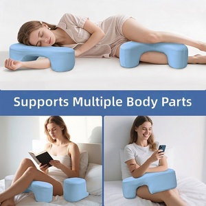 Cuscino Ergonomico Jiyimei Personalizzabile con Logo in Tessuto, per Dolore a Collo e Spalle, in Memory Foam, per Dormire sul Fianco con Foro per il Braccio - Product Image 2