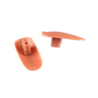 Uñas Postizas SunelPort en Forma de Almendra y Cuadradas, 100 Piezas por Bolsa, Flexibles, para Práctica Mecánica, con Logotipo Personalizado